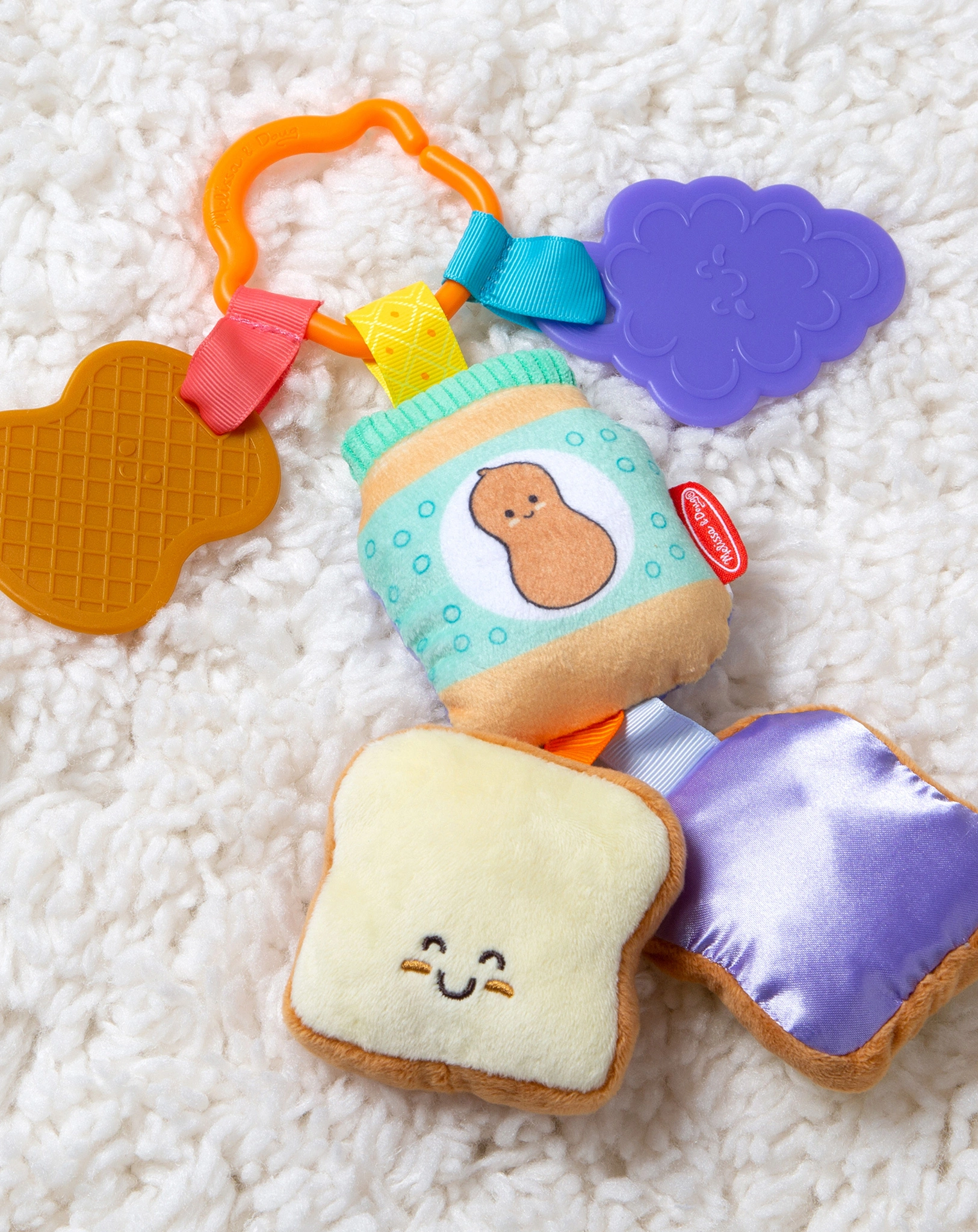 Aktivitätsspielzeug ERDNUSSBUTTER-SANDWICH in bunt