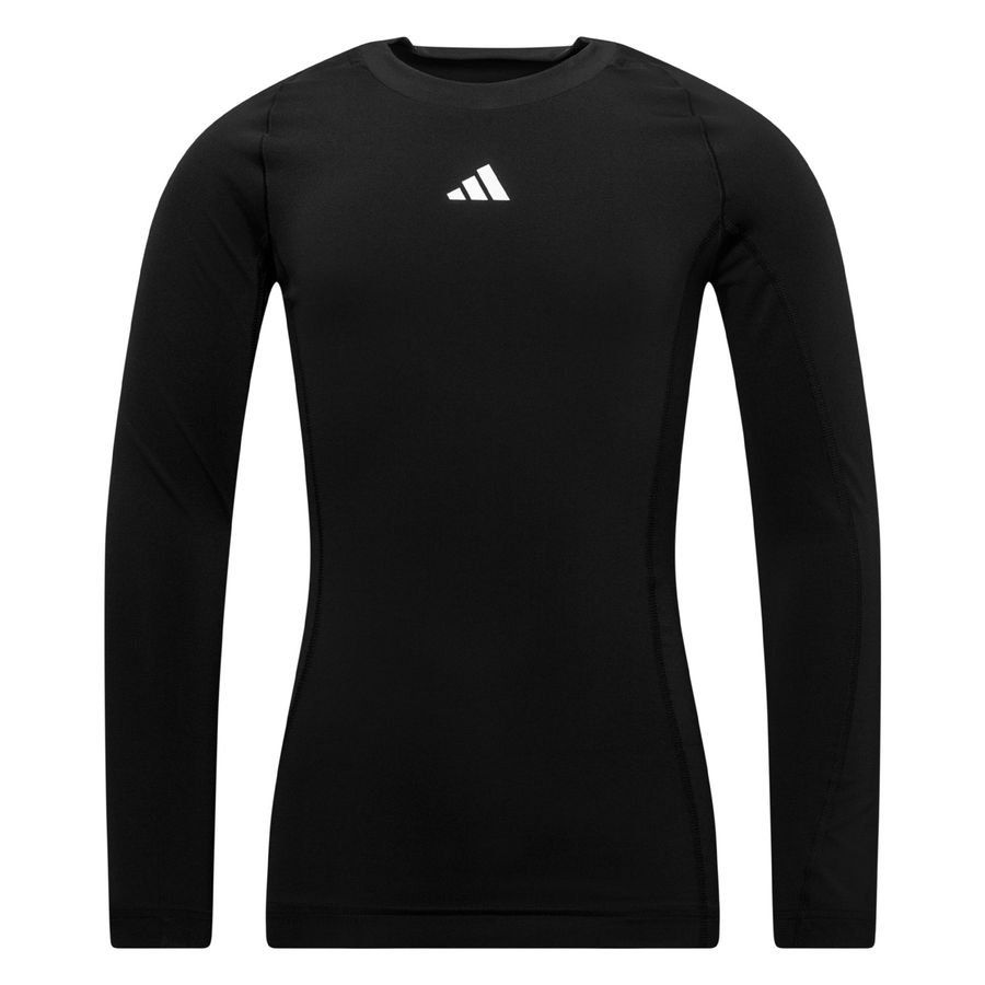 adidas Baselayer Techfit - Noir Enfant Manches Longues