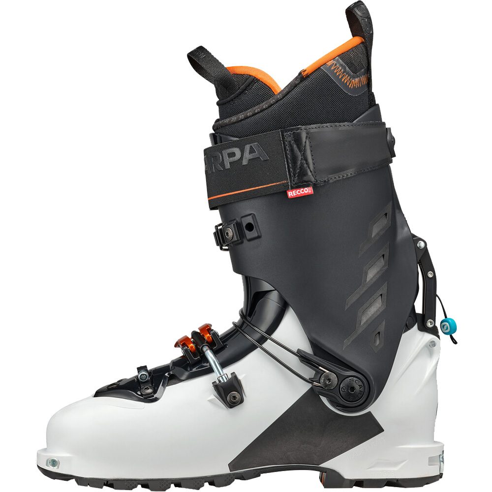 Scarpa Maestrale RS Touren Skischuhe Herren white black orange