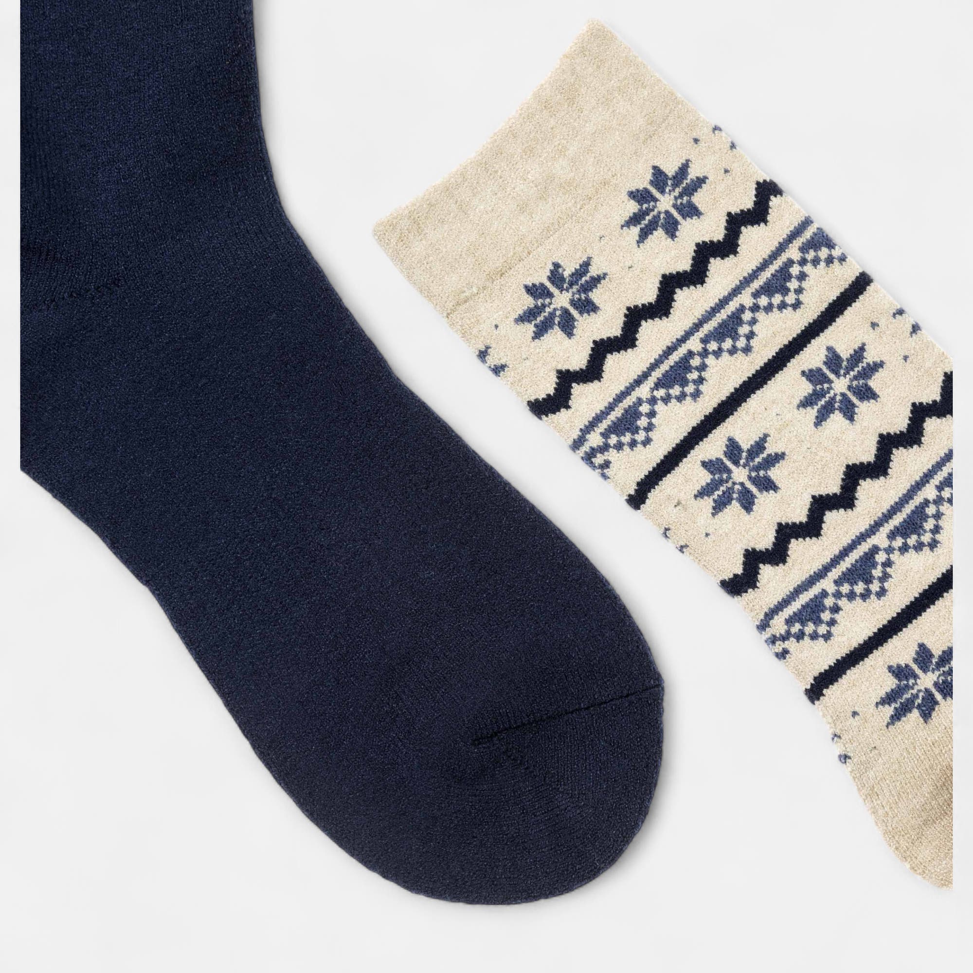 Chaussettes Femme bleu marine