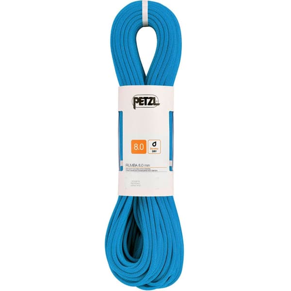 Corde alpinisme PETZL RUMBA 8MM x 60M BLEUE