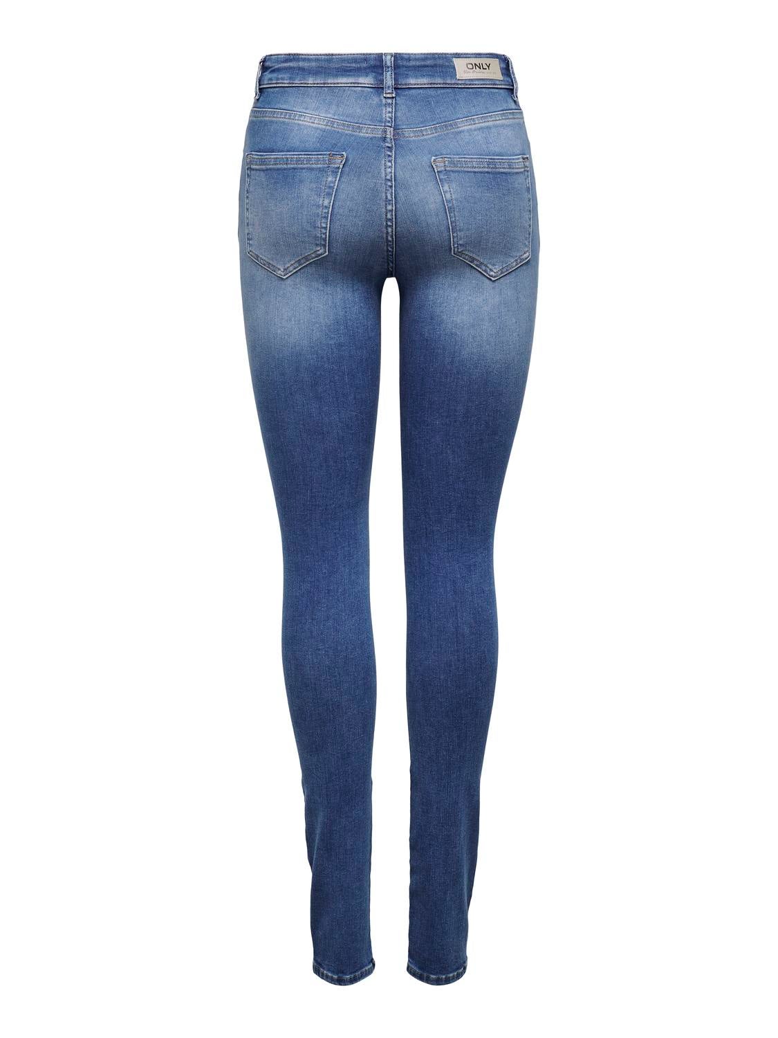ONLBLUSH Mittlere Taille Skinny Fit Jeans Medium Blue Denim