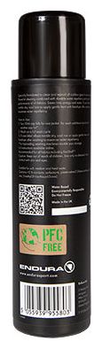 Spay Endura Nettoyant et Imperméabilisant pour Vêtements 300 ml Transparent
