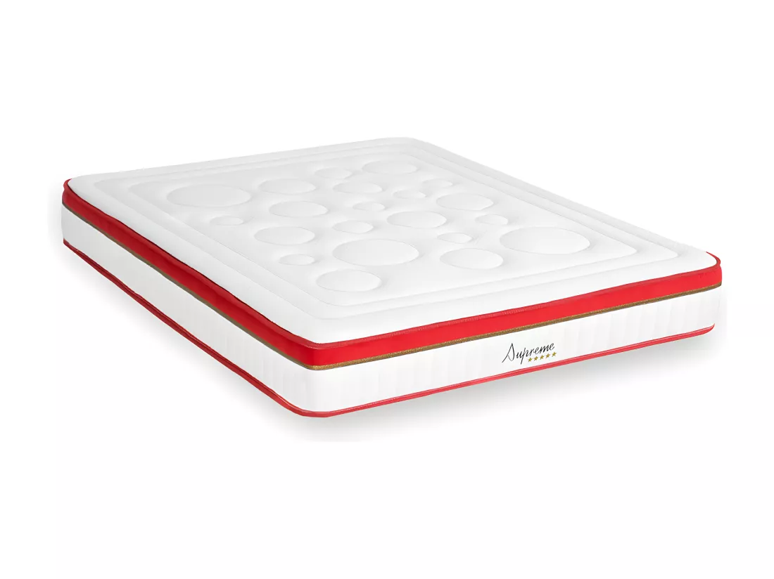 Matelas Suprême mousse Haute densité Accueil mémoire de forme 24 cm - 160 x 200 cm