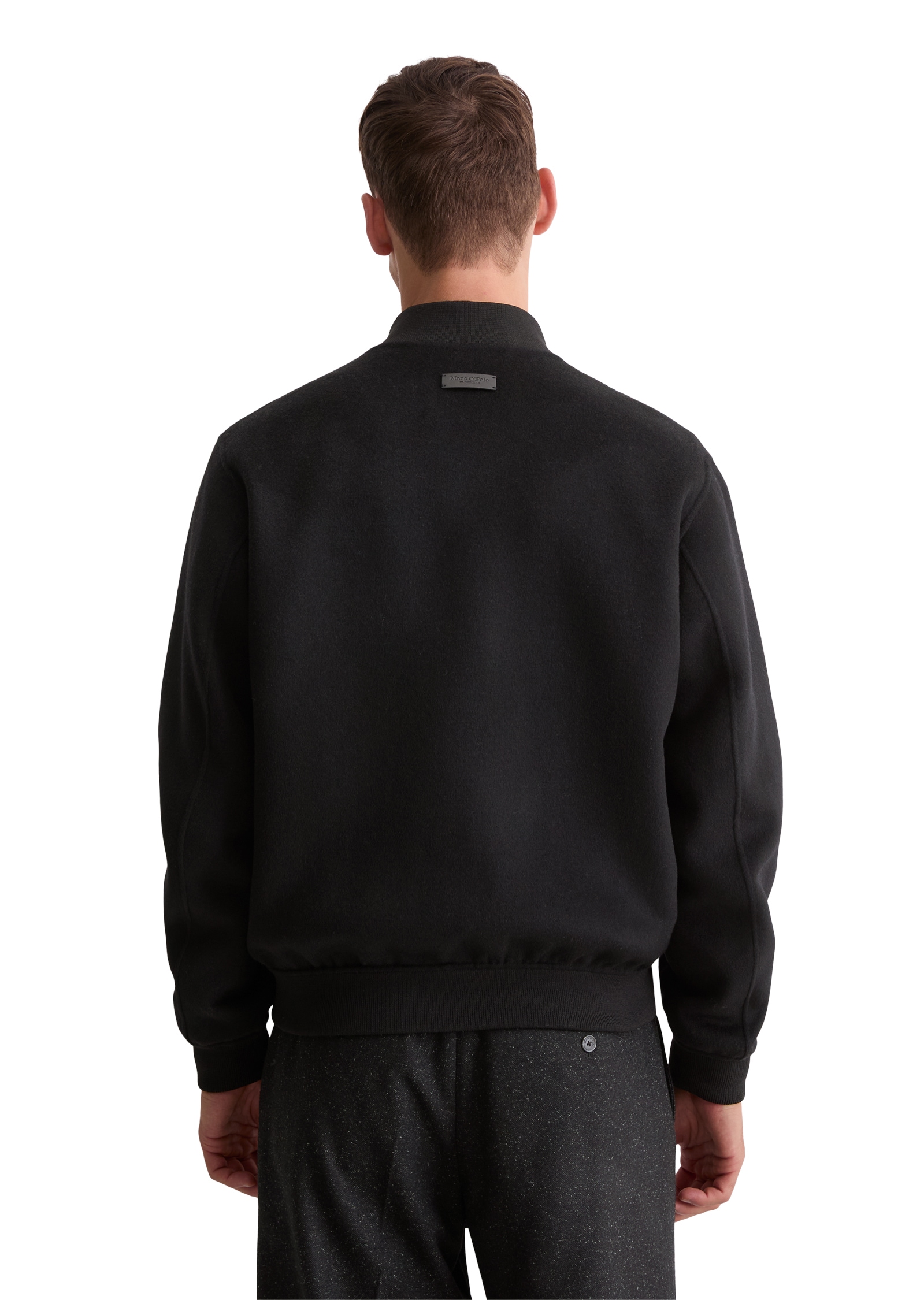 Marc O'Polo Blouson regular fit aus recyceltem Woll-Mix