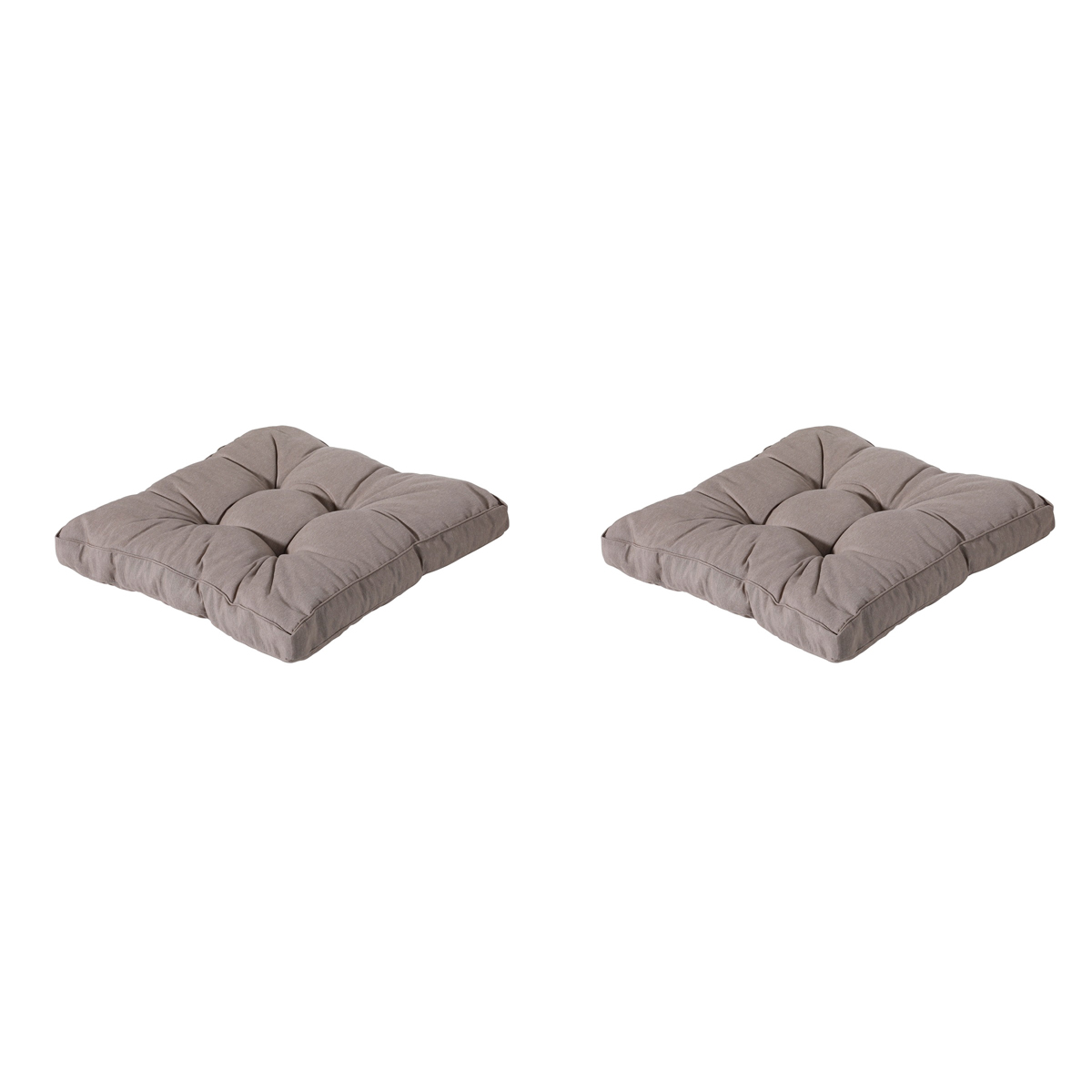 Madison Panama taupe Zitkussen - Set van 2