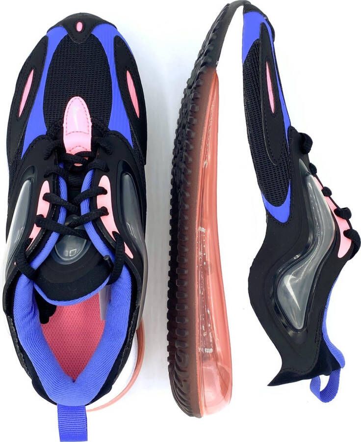 Nike Air Max Zephyr Kinderschoen Black Sapphire Sunset Pulse Metallic Silver Kind