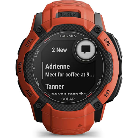 Garmin instinct 2X smartwatch - flame red