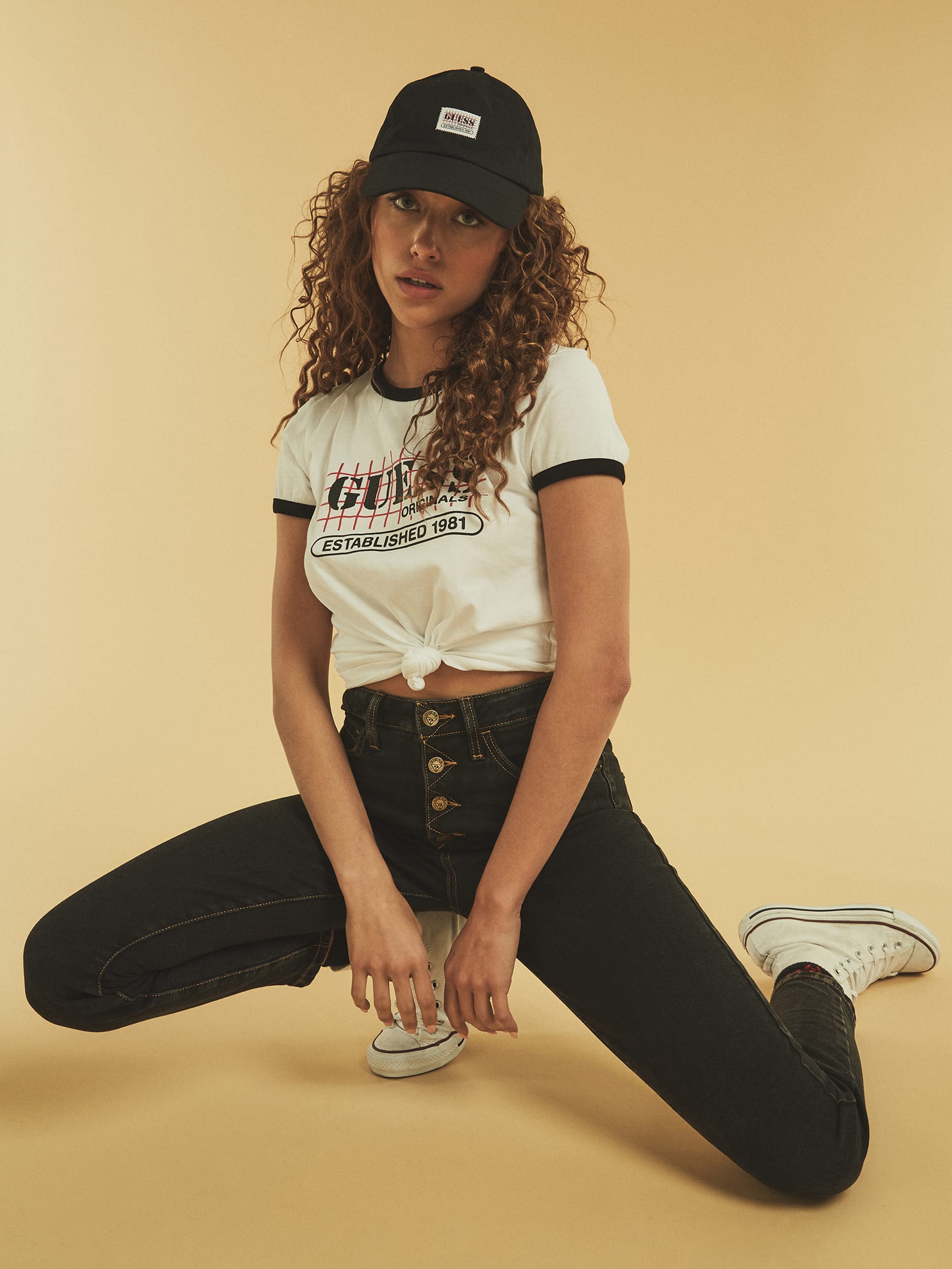 Boné GUESS Originals estilo pai