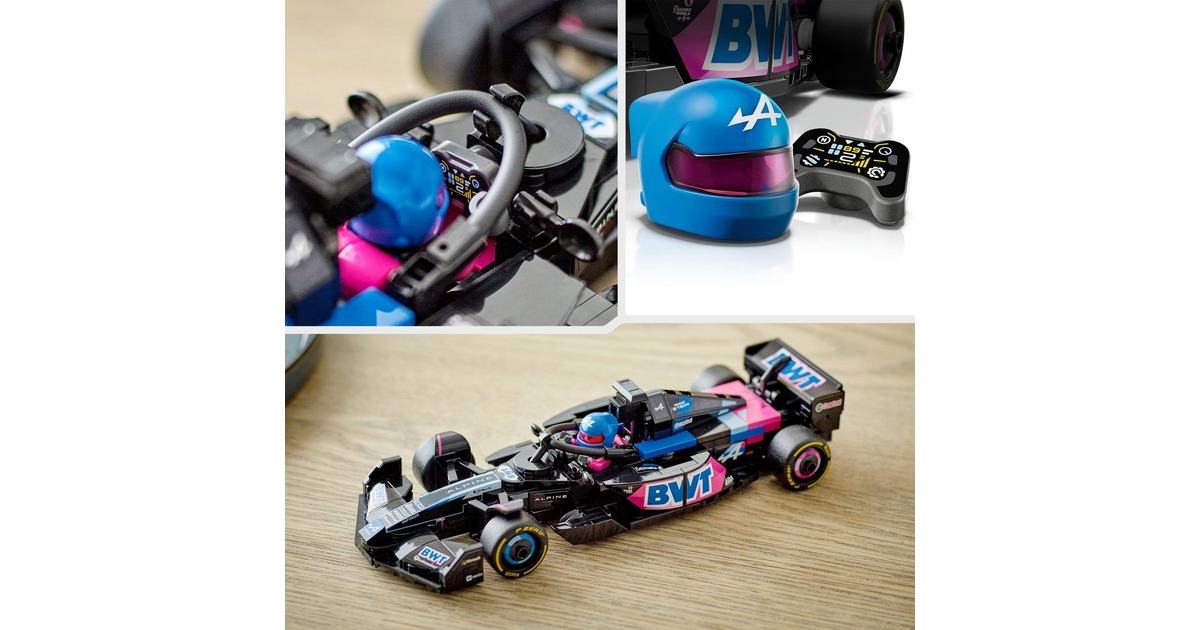 LEGOSpeed Champions - BWT Alpine F1® Team A524 racewagen Constructiespeelgoed  (77248)
