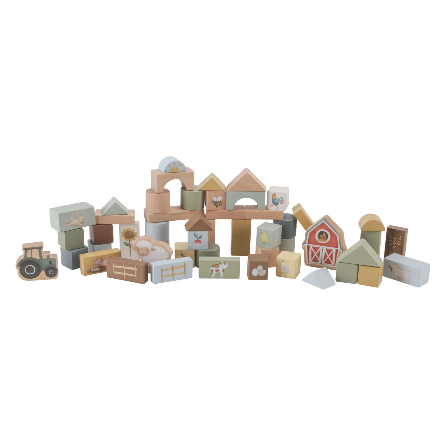 Little Dutch Houten Bouwblokken Little Farm FSC