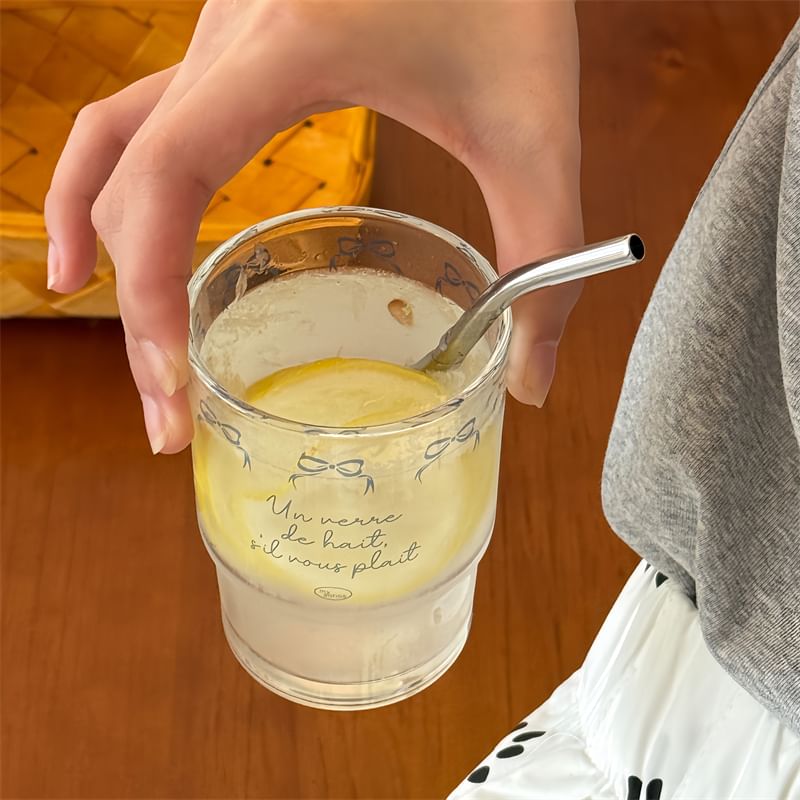 Minbrogy - Drinkglas met strikletters