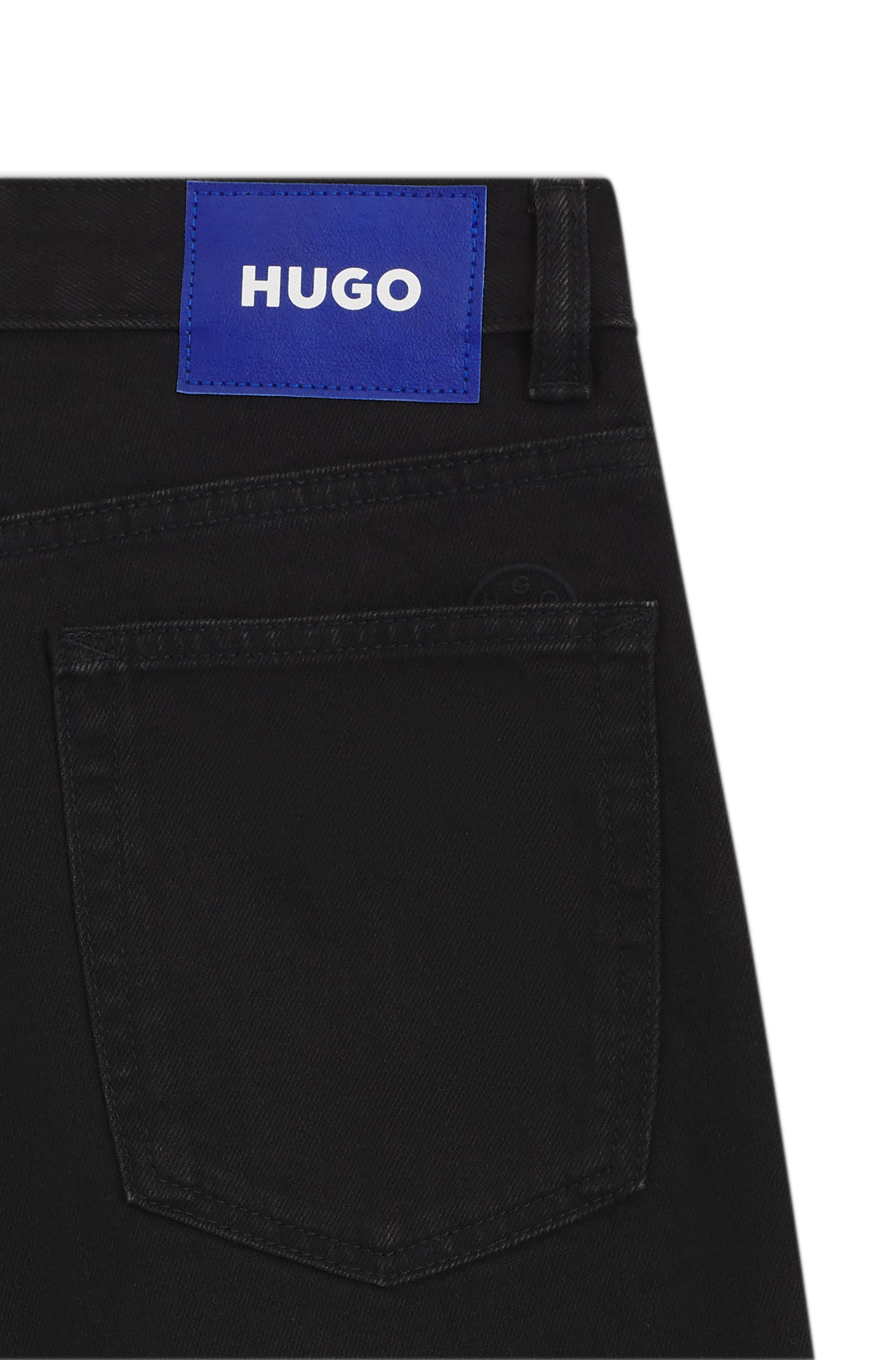 HUGO Blue Mom-Jeans »Noe« Straight Fit Jeans mit hoher Leibhöhe