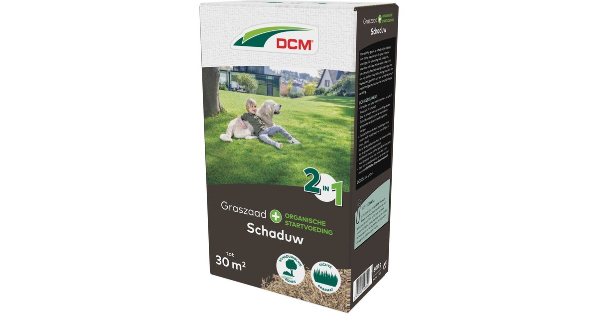 DCMGraszaad Plus Schaduw 0,6 kg zaden  (Tot 30 m²)