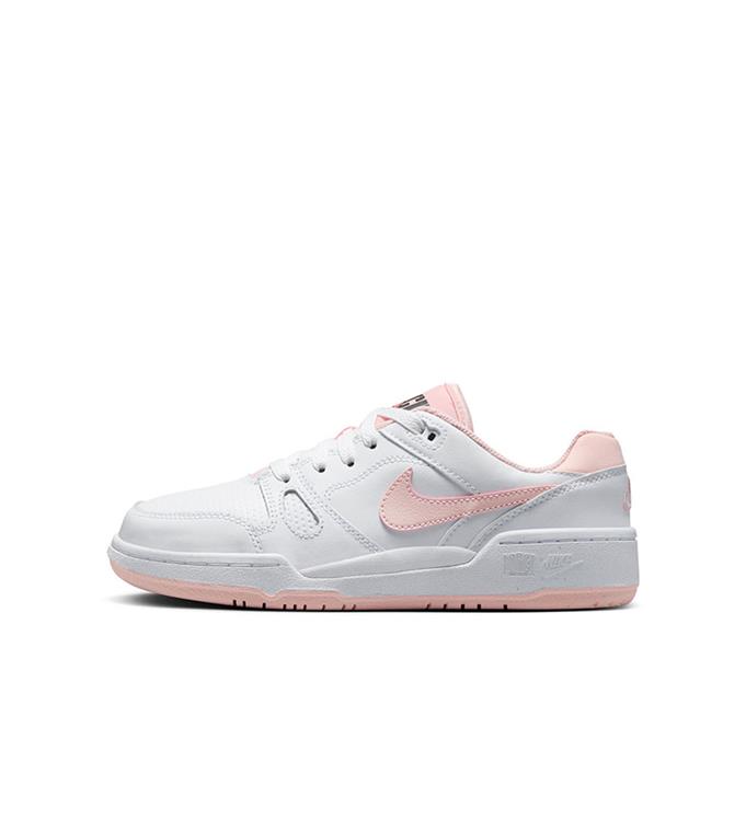 Nike Full Force Low Big Kids WHITE-ECHO-PINK-BRIGHT-MANGO-B