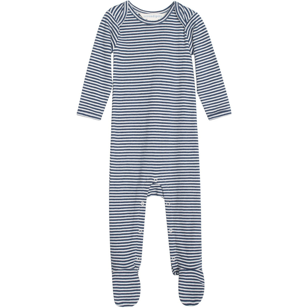 Køb Serendipity Navy/Offwhite Baby Dragt Stripe