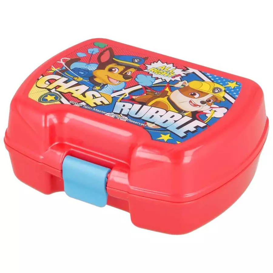 Stor Snackbox Paw Patrol Comic 10,9 x 8,5 x 4 cm rot