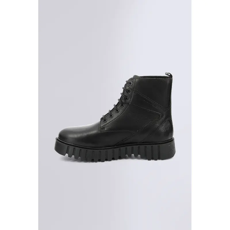 KICK FABULOUS NOIR BOOTS Cuir Homme