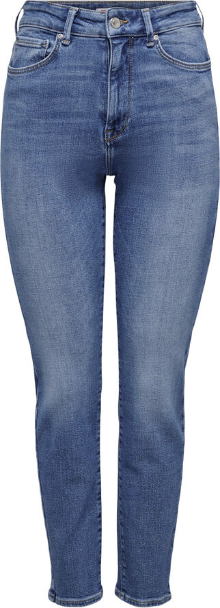 ONLY ONLEMILY STRETCH HW ST AK DNM CRO57 Blå