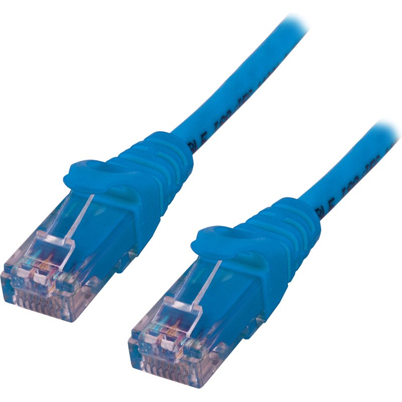 MCL Cable Ethernet RJ45 Cat6 5.0 m Blue câble de réseau Bleu 5 m U/UTP (UTP)
