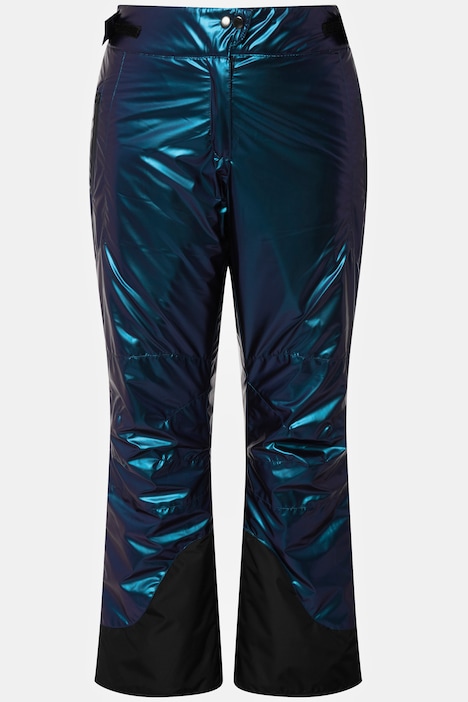 Skihose, wasserabweisend, Perlmutt, Klettriegel, Schneefang