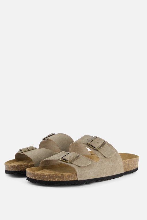 Outfielder Slippers taupe Suede