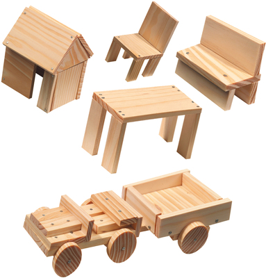 SES Creative Snekkersett 57 Deler, Wood