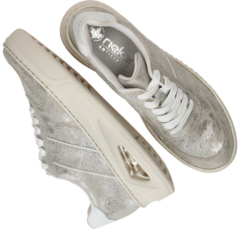 Rieker Sneakers Zilver Dames