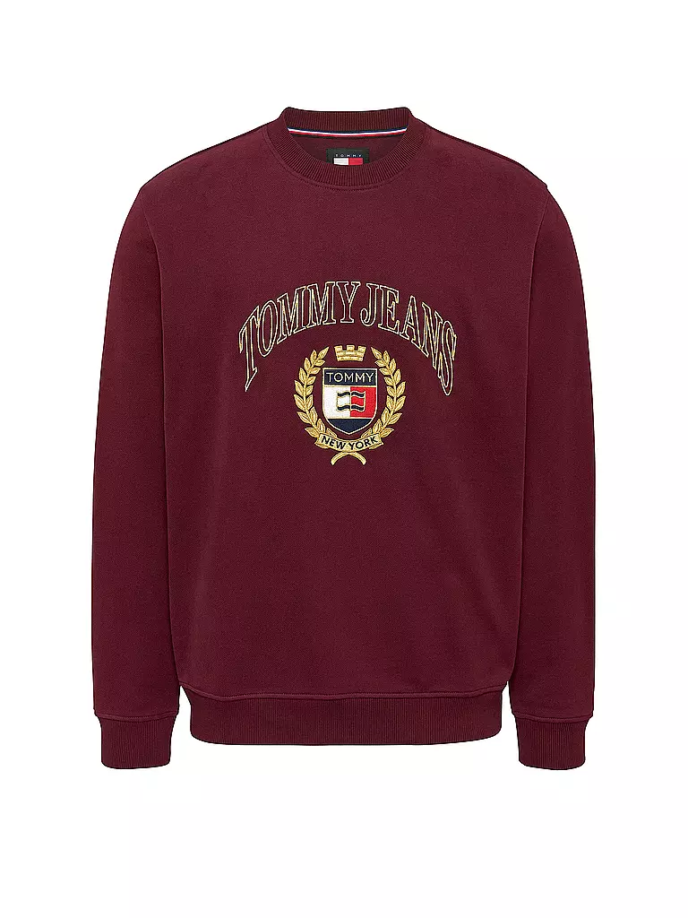 TOMMY JEANS Sweater beere