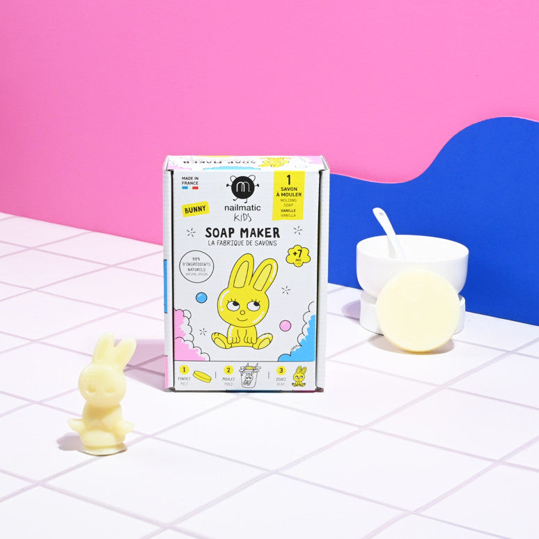 Nailmatic knutselset diy zeepje maken - bunny