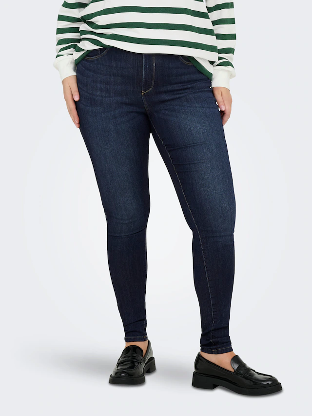 ONLY CARMAKOMA Skinny-fit-Jeans »CARTHUNDER LIFE P UP REG SK DNM BJ367«