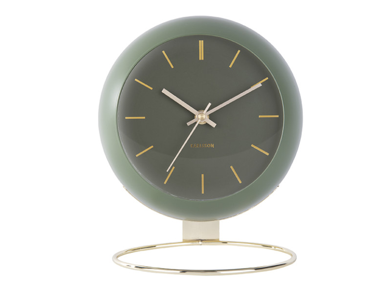 Table Clock Globe KA5832BK Black