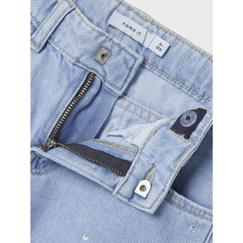 Køb Name It Light Blue Denim Rose Rhine Jeans Noos