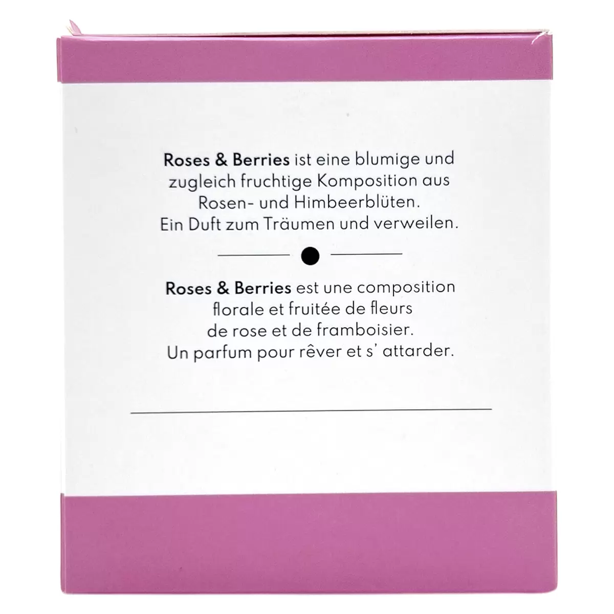 Duftkerze Roses & Berries NAO natur,transparent