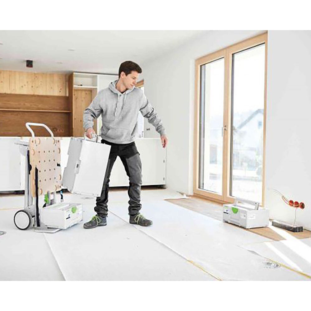 Estrutura inferior móvel para serra Systainer da FESTOOL, compatível com CSC SYS 50 577001