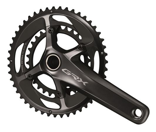 GRX RX810 Gravel-Kompaktkurbel 2x11  schwarz  175mm