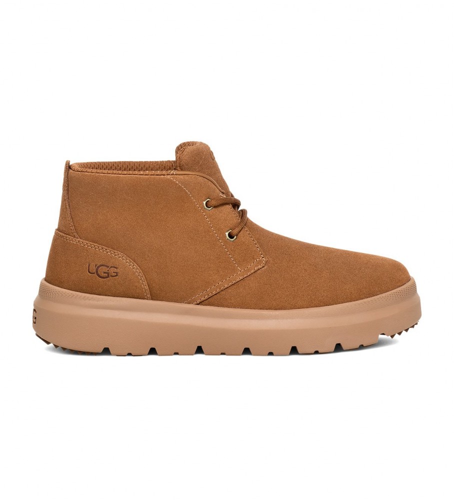 Botas de cano curto UGG M Burleigh em couro marrom