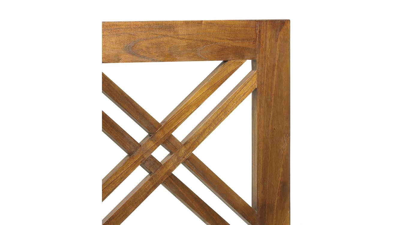 Tête de lit bois marron 165x3x140cm