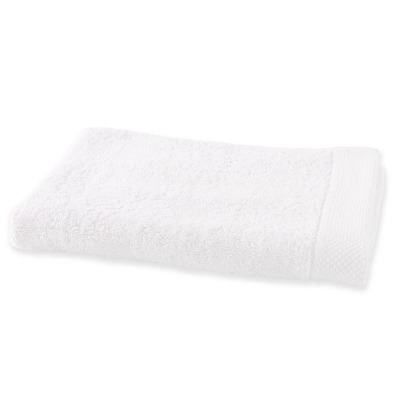 Soft by Perle de Coton Serviette de toilette blanche - 50x100 cm