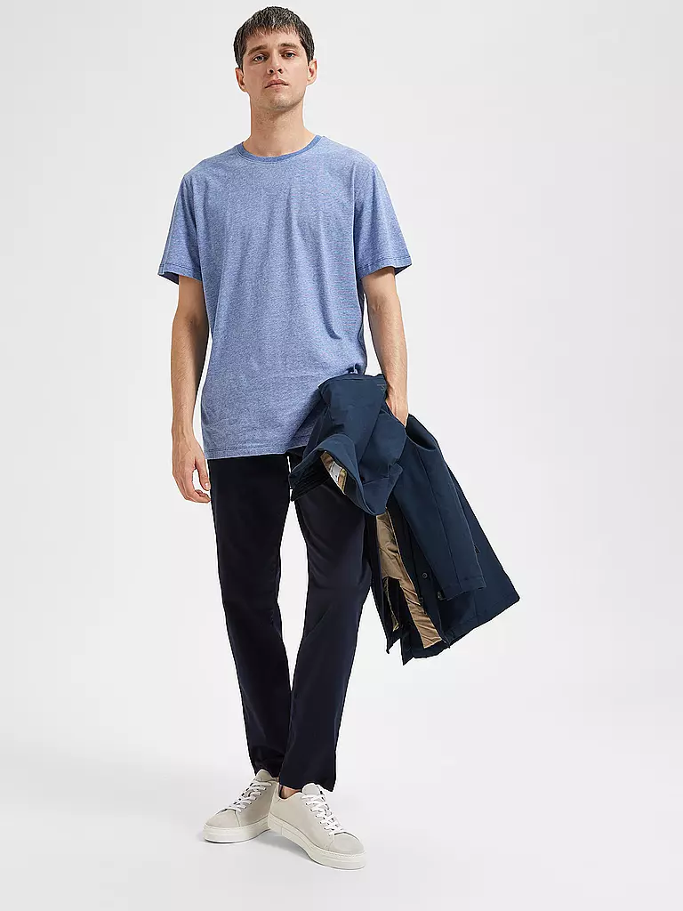 SELECTED Chino Slim Fit SLHSLIM dunkelblau