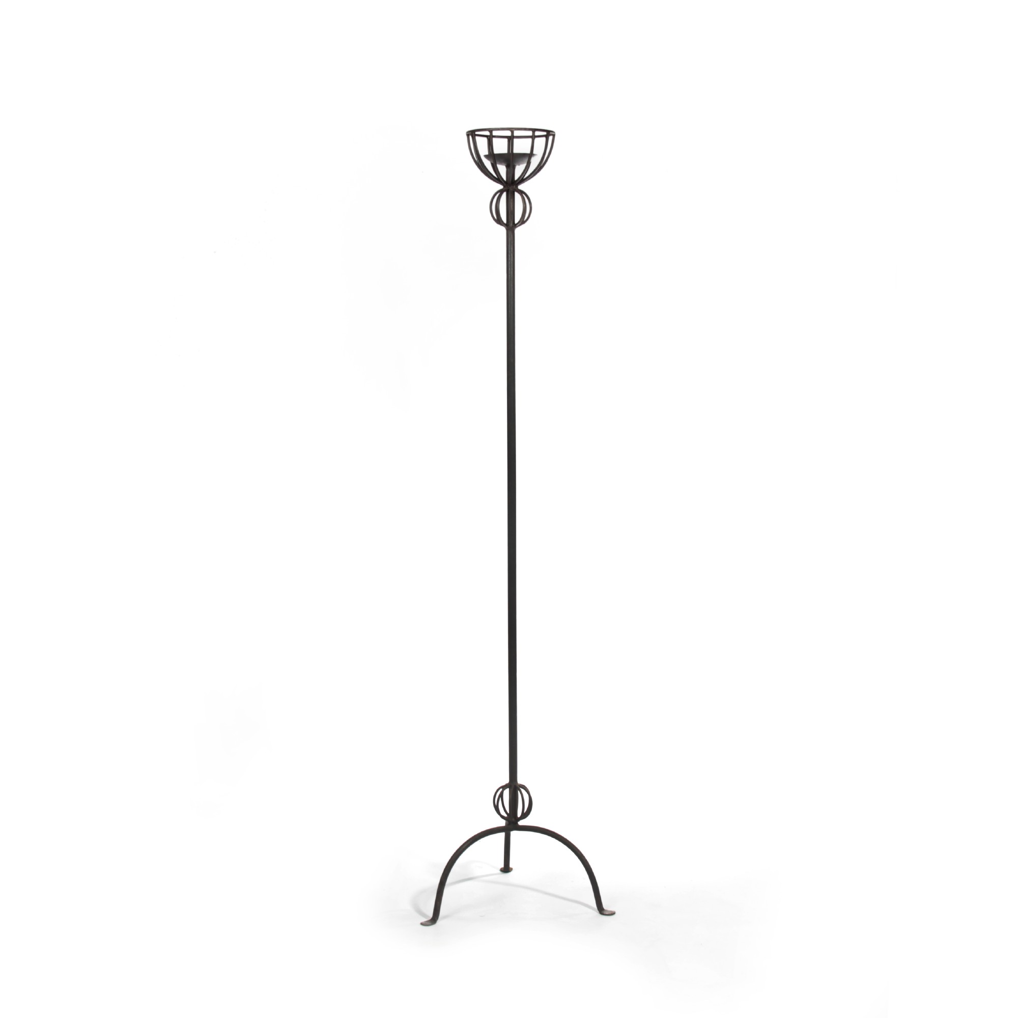 3 Kerzenständer aus Eisen im Set, H 120-150 cm von fischer's lagerhaus