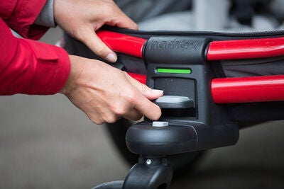 Hamax Outback One Sykkelvogn 2-in-1, Red/Grey/Black