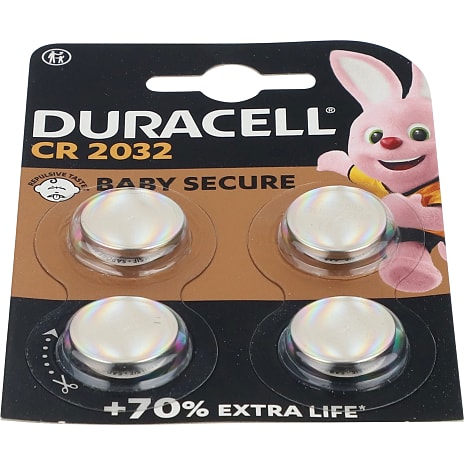 Duracell knapcelle CR 2032 batterier 4-pak