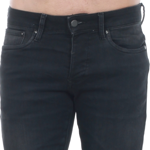 Jack & Jones - 12126417 JJIGLENN JJRYDER GE 105 INDIGO KNIT BLACK DENIM Negro