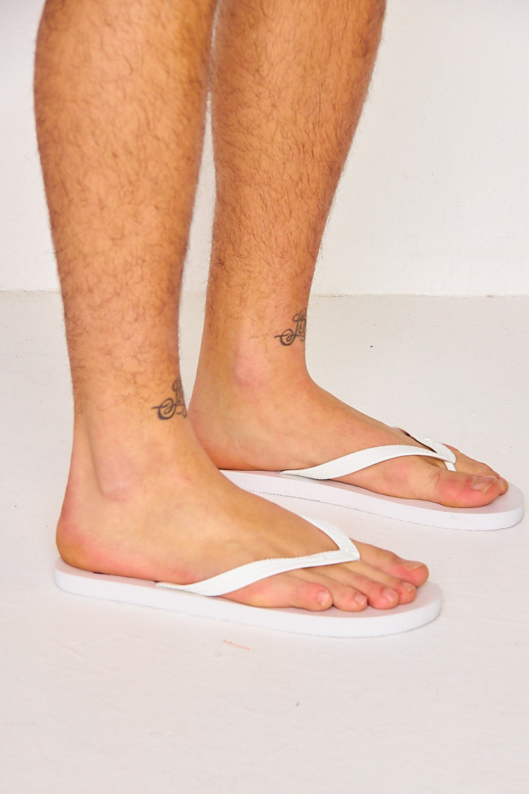 Tongs blanches Troy Slipper FILA / 1010288