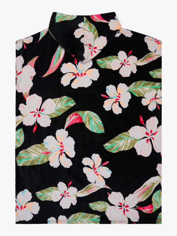 Stay Magical Printed Poncho de surf Noir Femme