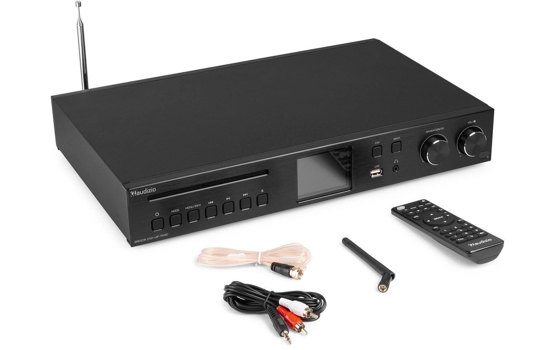 Internet Radio Brescia Schwarz<br>All-in-One-Musiksystem