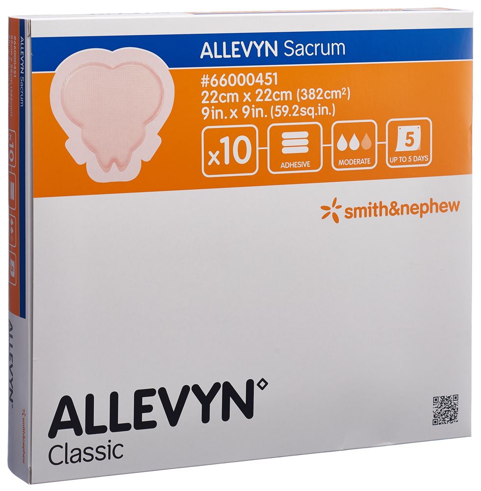 ALLEVYN Wundverband 22x22cm 10 Stk