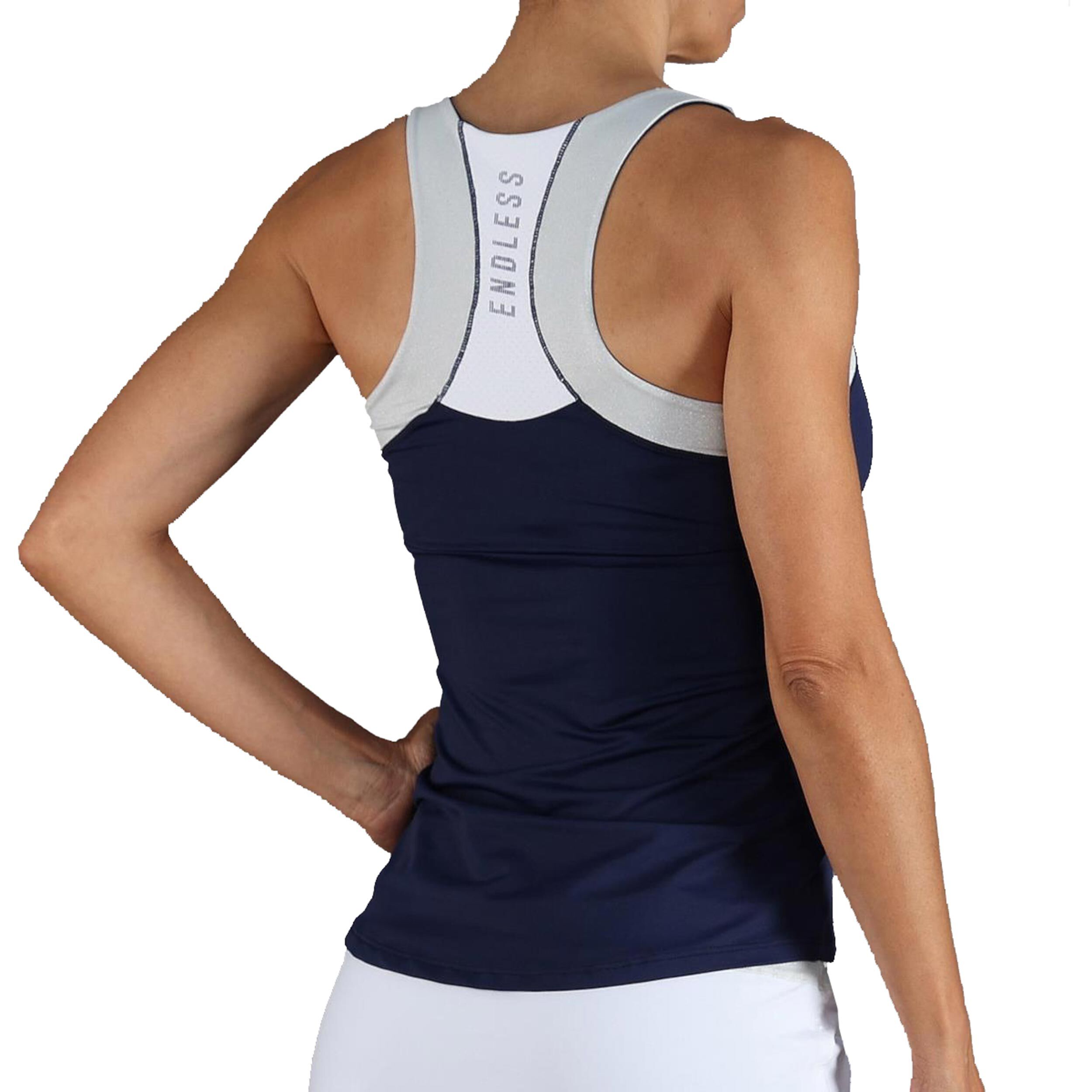 Endless Race Débardeur Tank Top Femmes - Bleu Foncé