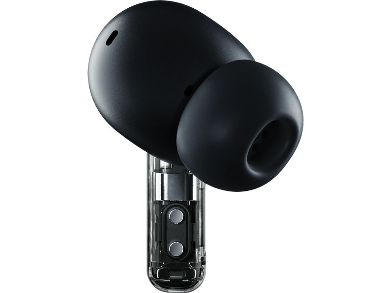 Nothing Ear Wireless In-Ear-Kopfhörer Ear (a) 3.Gen. Schwar Transparente In-Ear-Kopfhörer mit aktiver Geräuschunterdrückung